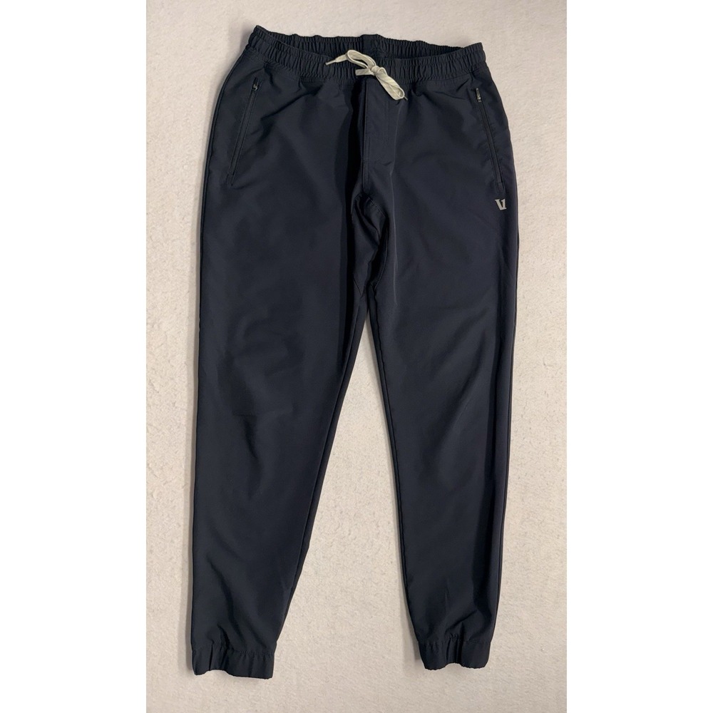 Vuori Transit Jogger Pants Mens Large Navy Blue Performance Stretch Gym V417